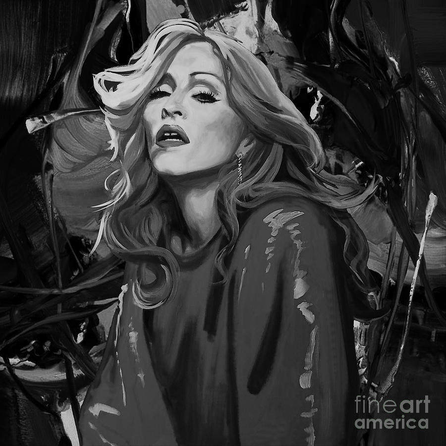 Maverick Painting - Madonna Singer by Gull G