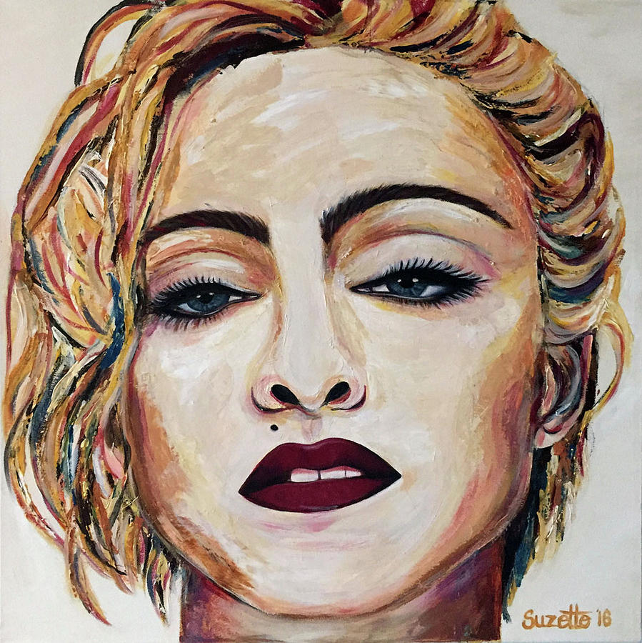 Madonna Painting by Suzette Castro | Fine Art America