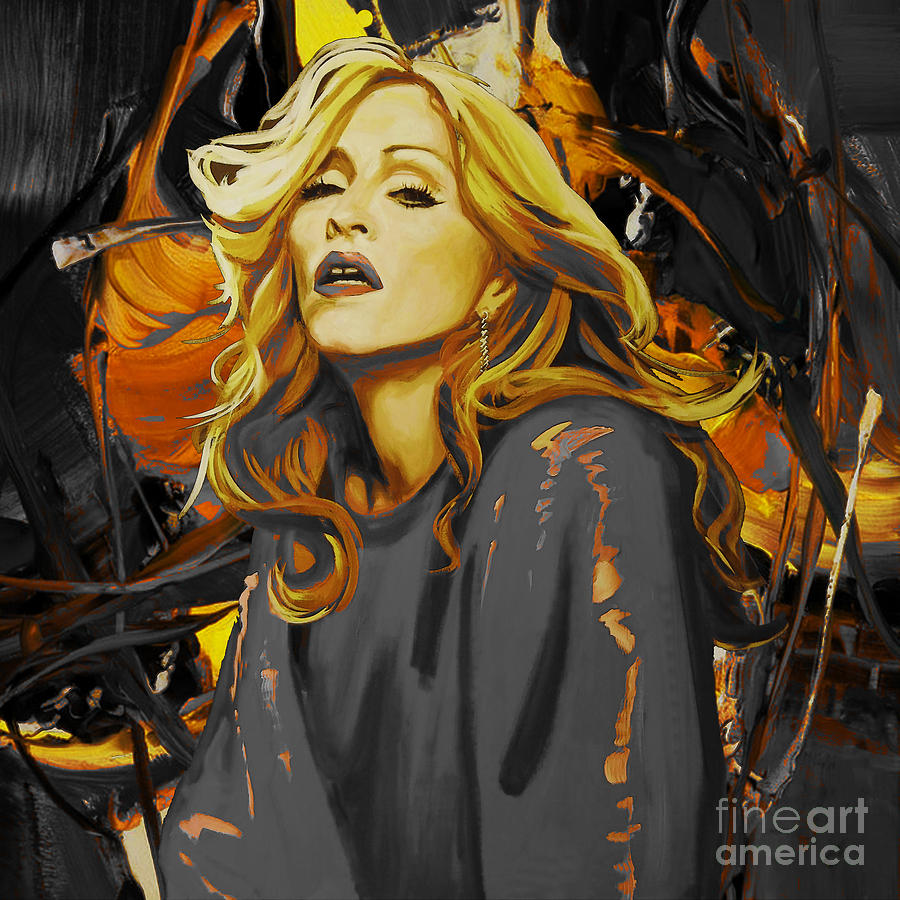 Maverick Painting - Madonna the Singer  by Gull G