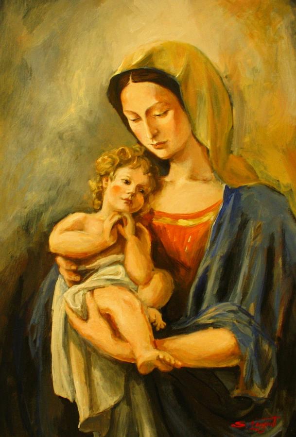 Madonna Painting by Tigran Ghulyan