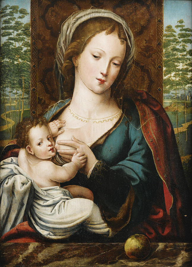  Madonna with Child Painting by Workshop of Pieter Coecke van Aelst
