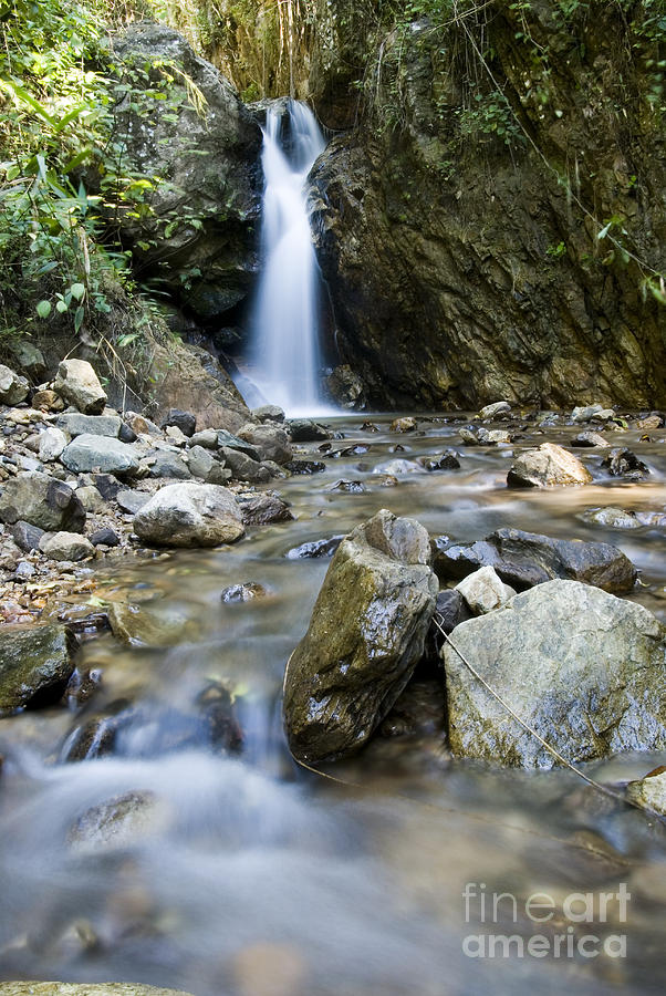 Maekutlong Waterfall Photograph by Bill Brennan - Printscapes