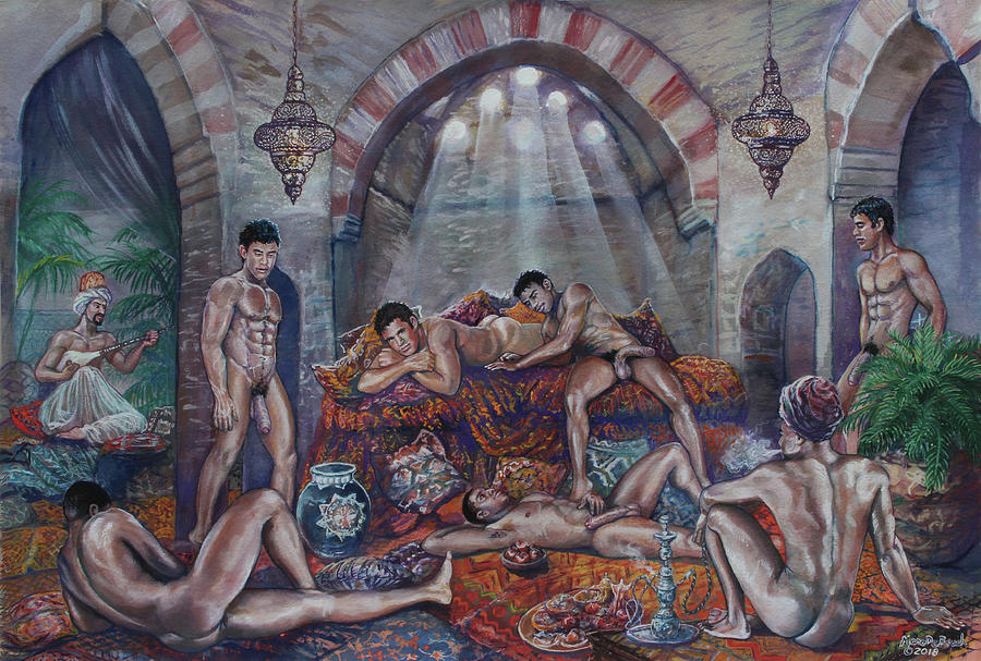 Male Haram in Old Hammam by Marc DeBauch Male Haram in Old Hammam by Marc DeBauch