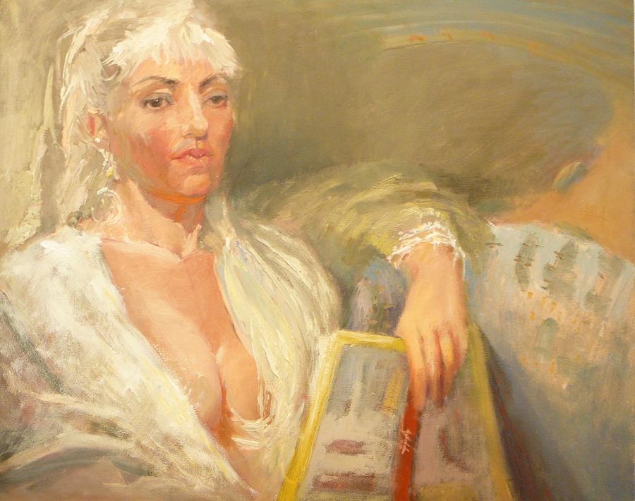 Young Painting - Magdalene by Irena Jablonski Young Painting - Magdalene by Irena Jablonski