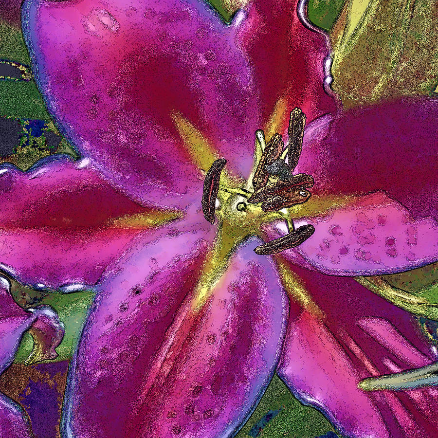 Magenta Flower by Paula Porterfield-Izzo Magenta Flower by Paula Porterfield-Izzo