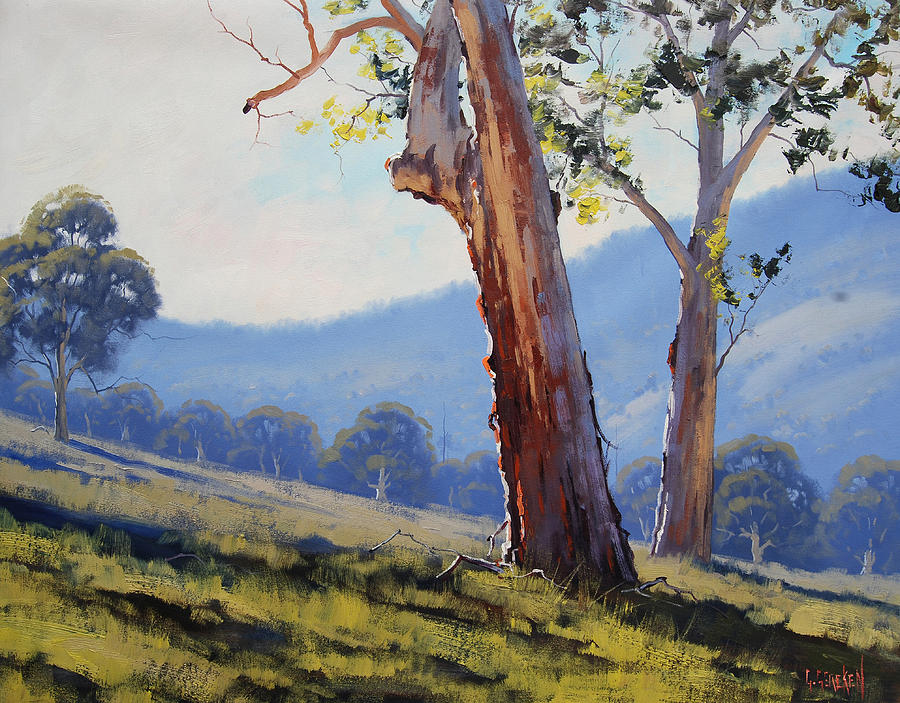 Nature Painting - Magestic Gum Tumut by Graham Gercken