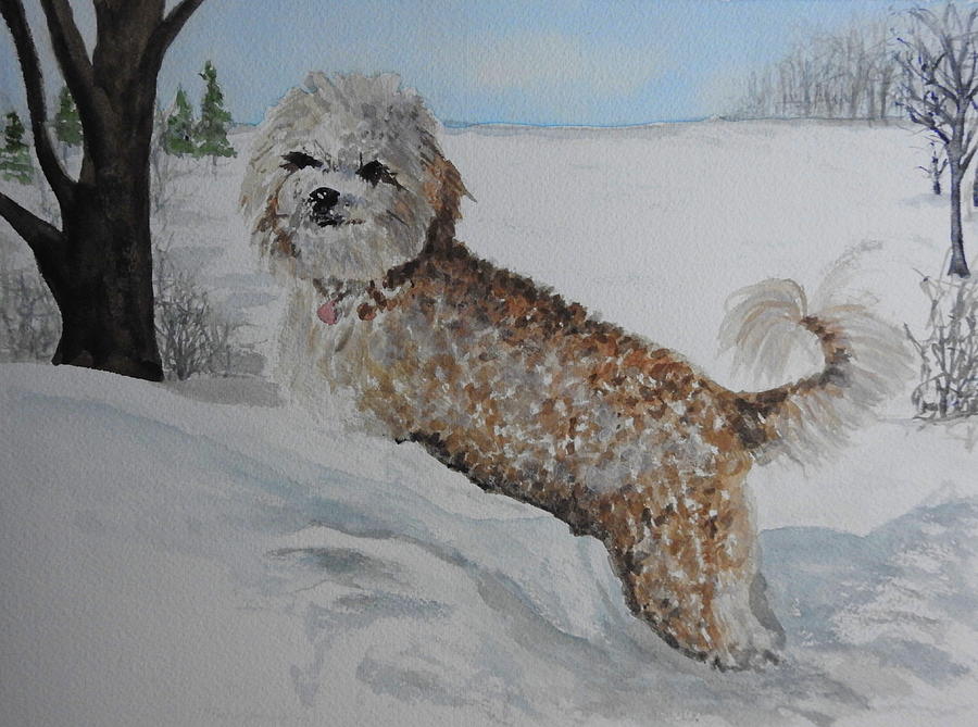 Maggie Painting by Betty-Anne McDonald