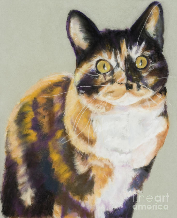 Calico Painting - Maggie Mae by Pat Saunders-White Calico Painting - Maggie Mae by Pat Saunders-White