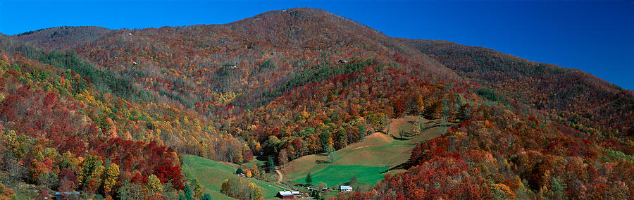 Fall Photograph - Maggie Valley, Great Smokey National by Panoramic Images