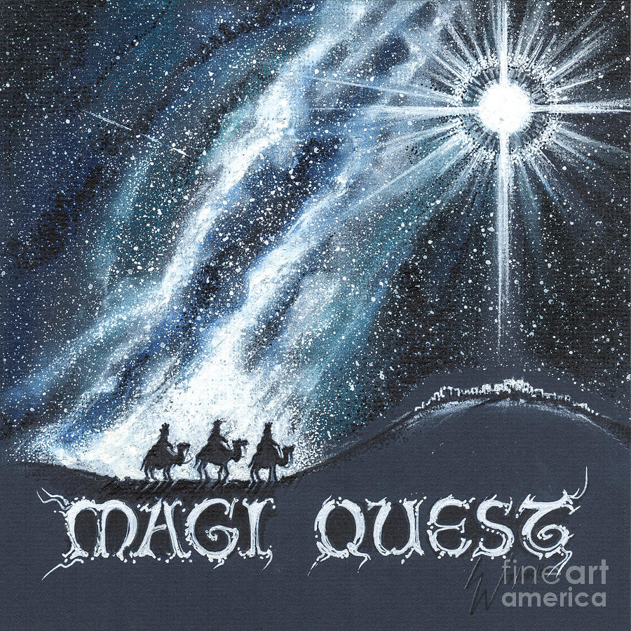 Magi Quest Drawing by Scott and Dixie Wiley