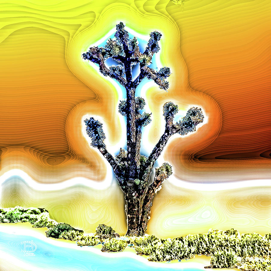Magic Adelanto Joshua Tree Digital Art by Daniel Hebard