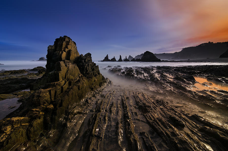 Sunset Photograph - Magic Beach by Alberto Garc?a