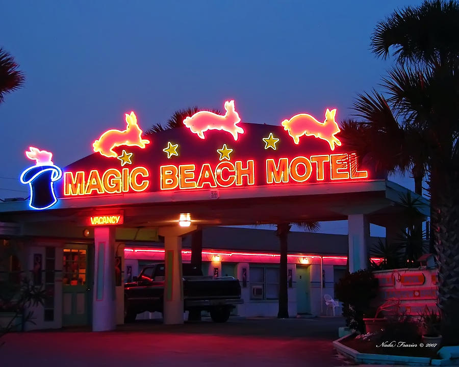 Magic Beach Motel Photograph by Nada Frazier