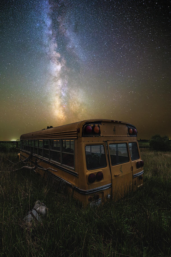 Abandoned Photograph - Magic Bus by Aaron J Groen