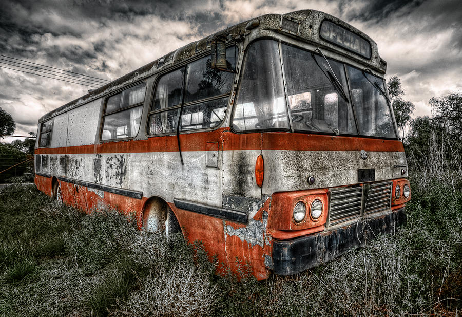 Magic Photograph - Magic Bus by Wayne Sherriff