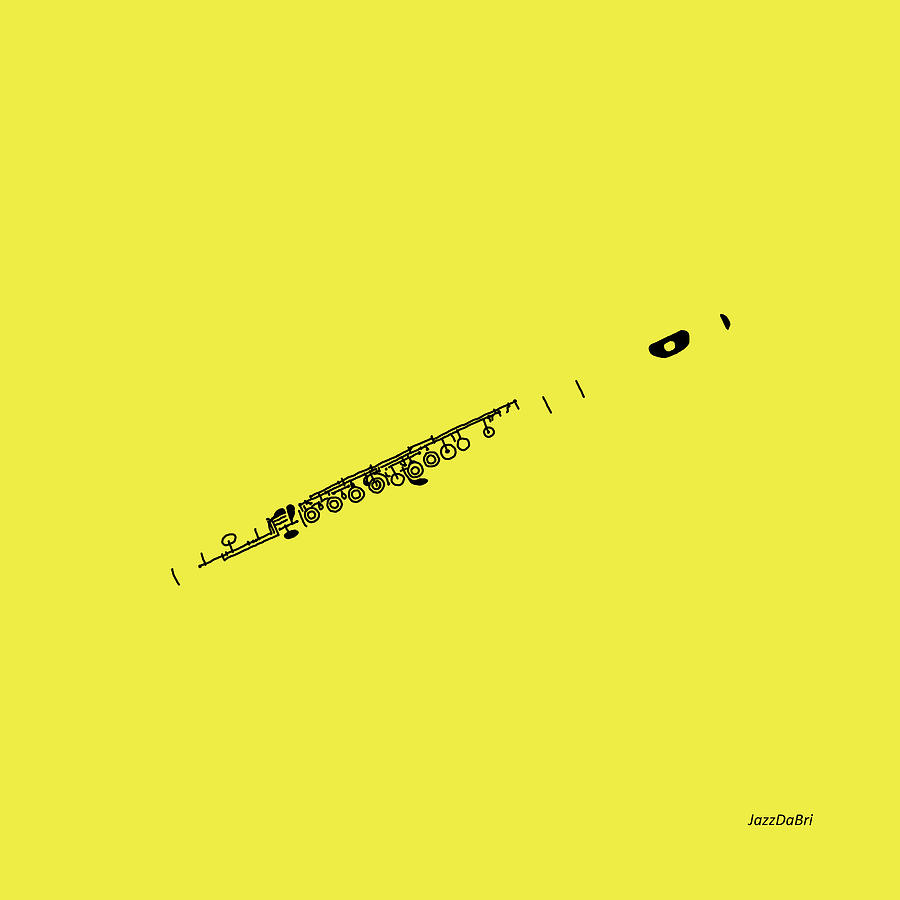 Magic Flute in Yellow Digital Art by David Bridburg
