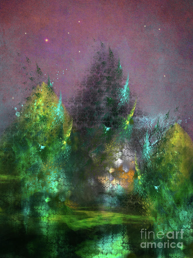 Magic forest Digital Art by Justyna Jaszke JBJart