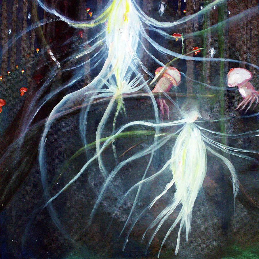 Magic Forest Tales Painting by Medea Ioseliani