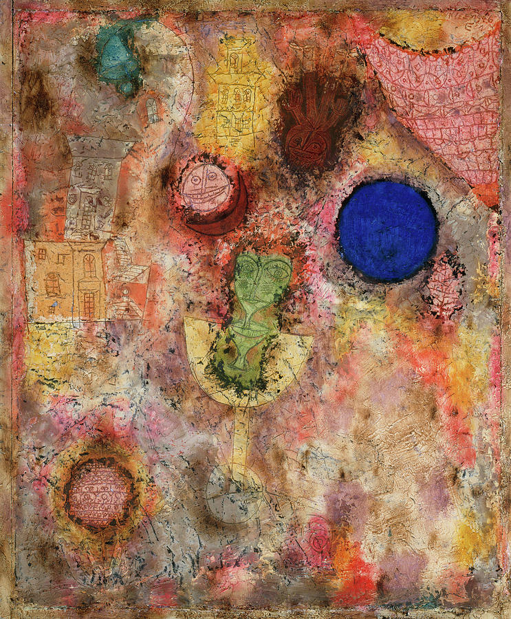 Paul Klee Painting - Magic Garden by Paul Klee