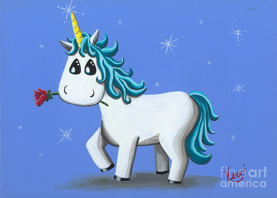Unicorn Painting - Magic by Kerri Sewolt