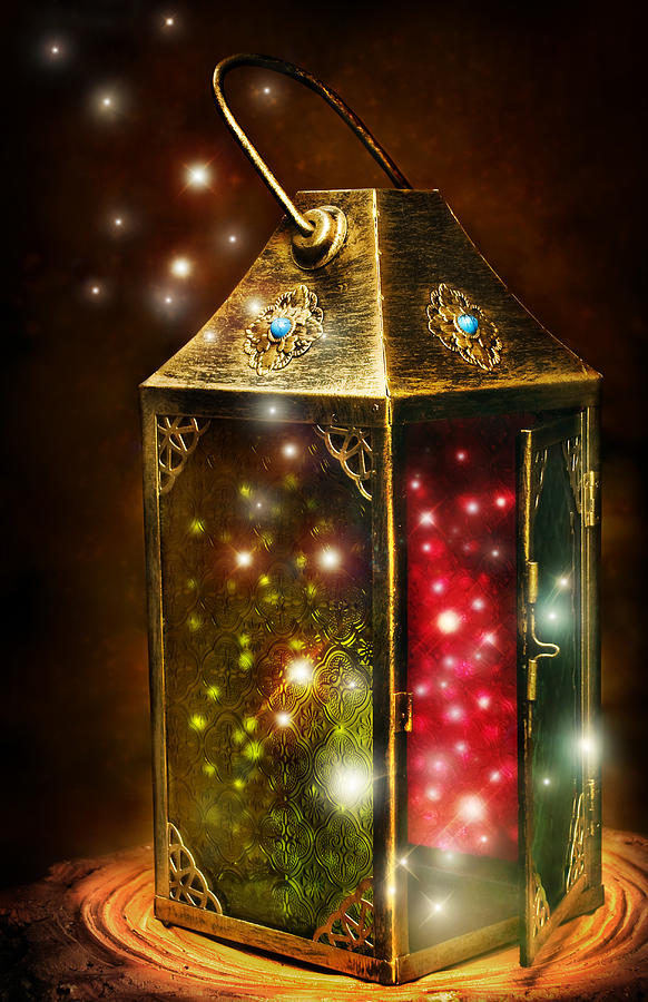 Magic Lantern Digital Art by Laurie Hasan