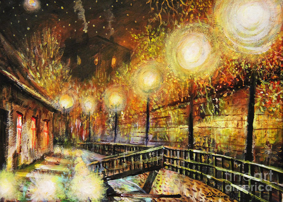 Magic Night Painting by Dariusz Orszulik