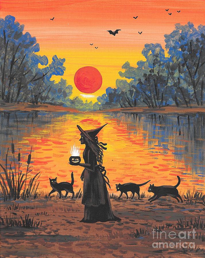 Magic Of The Sunset Painting by Margaryta Yermolayeva