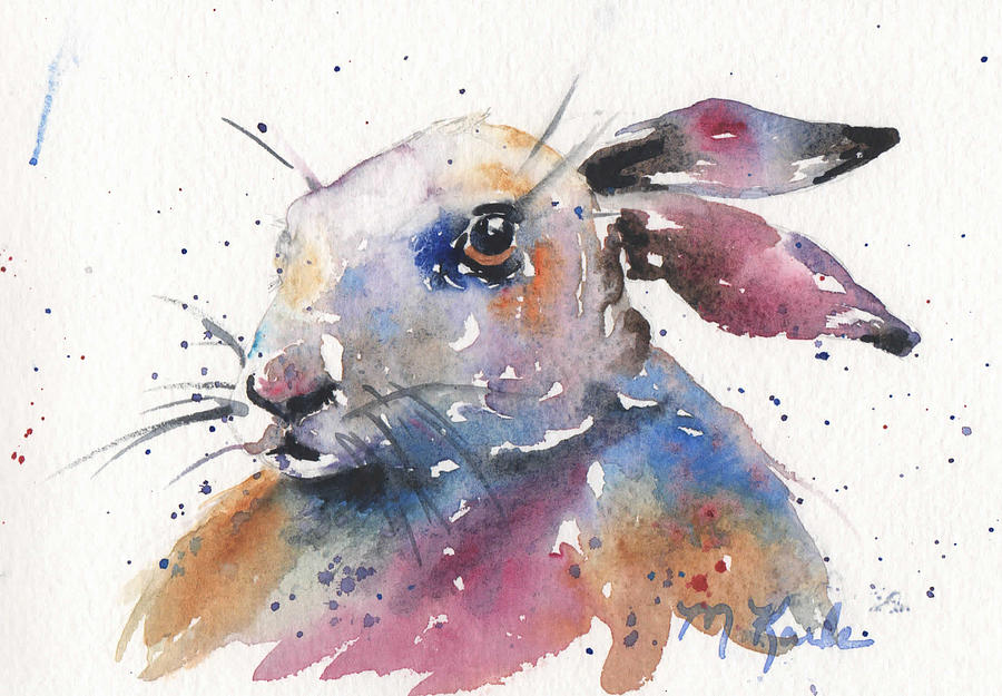 Magic Rabbit Painting by Marsha Karle