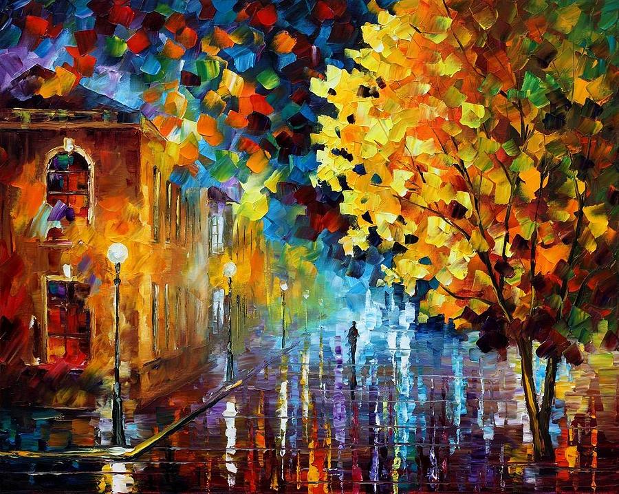 Magic Rain Painting by Leonid Afremov | Fine Art America