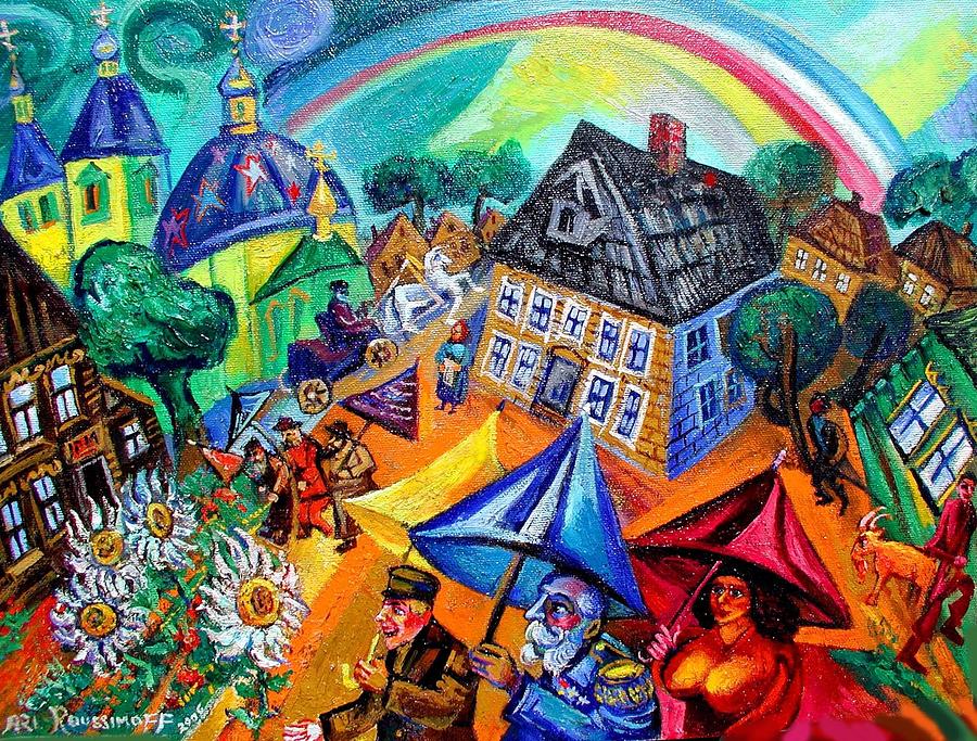 Magic Rainbow Painting by Ari Roussimoff