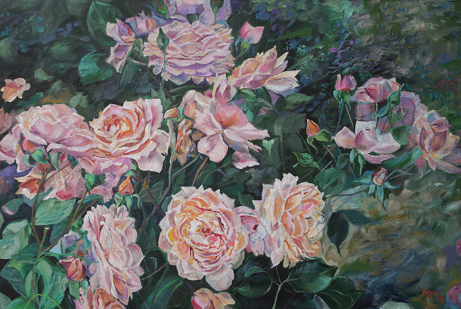 Magic Rose Garden Painting