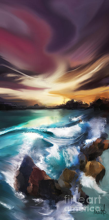 Nature Painting - Magic Seascape by Melanie D