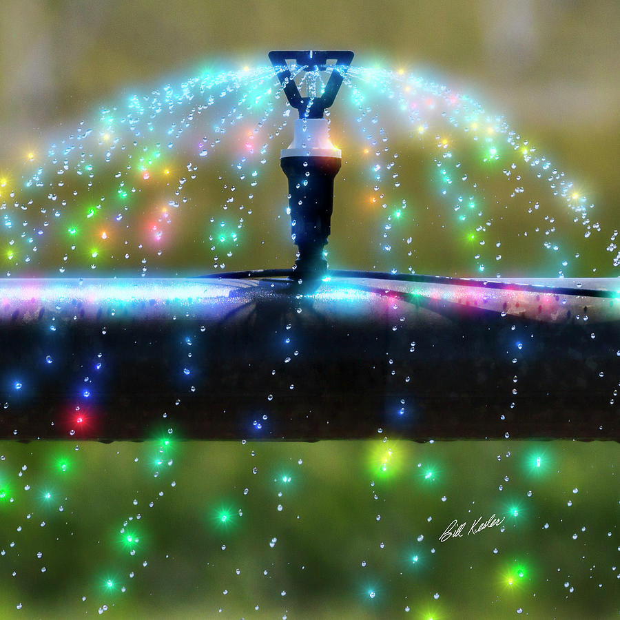 Magic Sprinkler Photograph by Bill Kesler