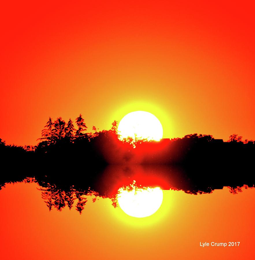 Magic Sunset  Two  Digital Art by Lyle Crump