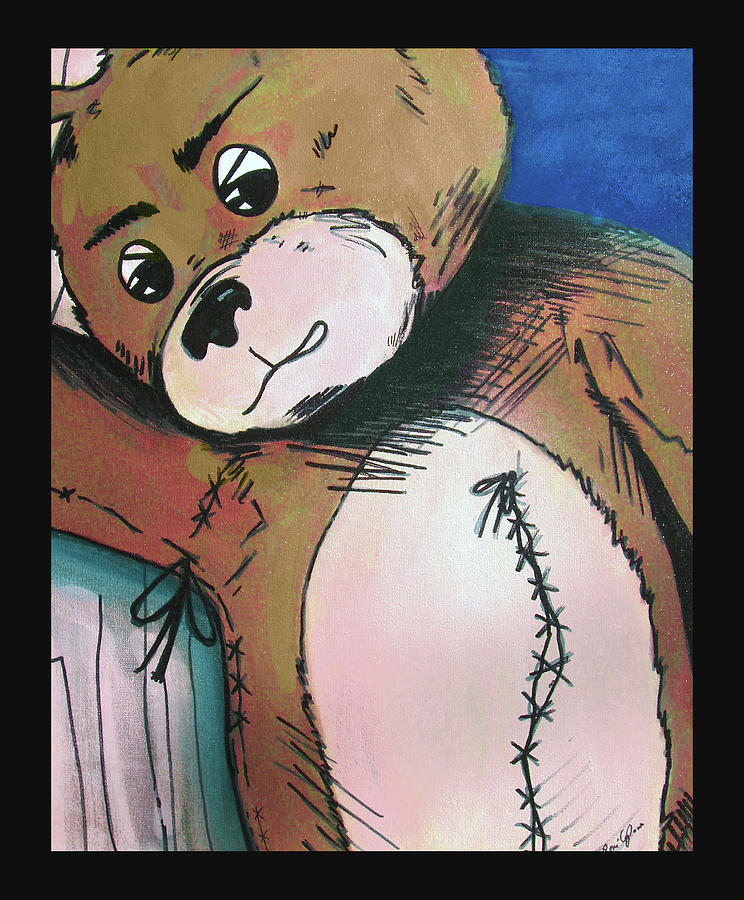 Magic Teddy Bear Frank  Painting by Rene Capone