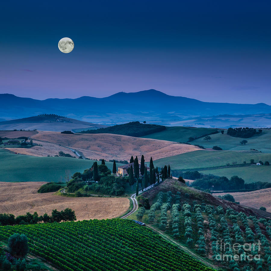 Magic Tuscany Photograph by JR Photography
