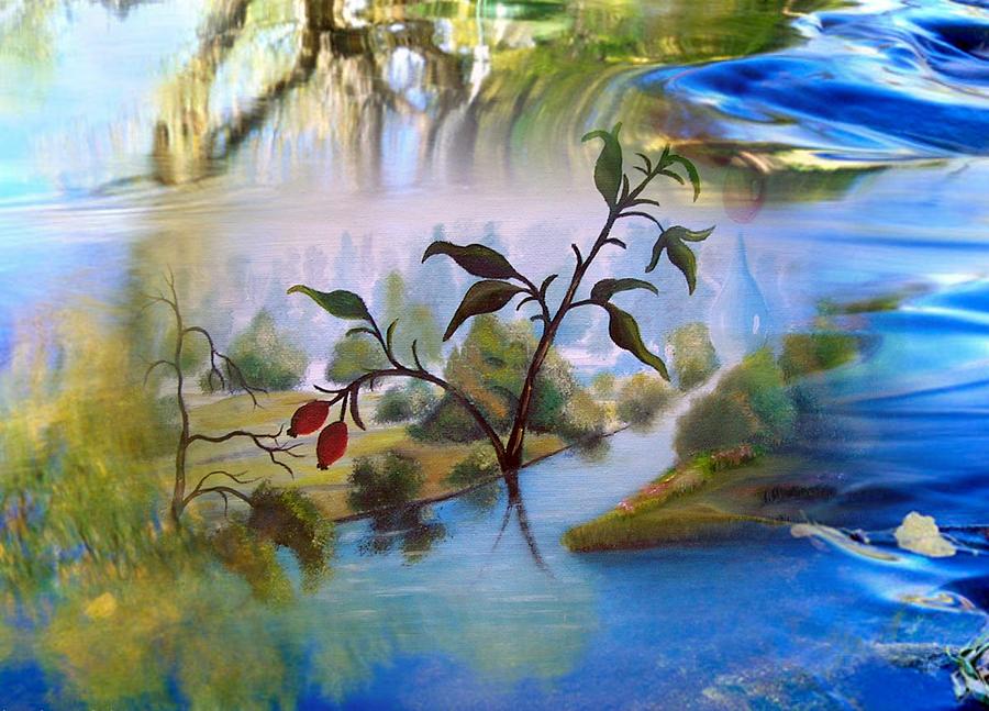 Landscape Painting - Magic by Vesna Martinjak