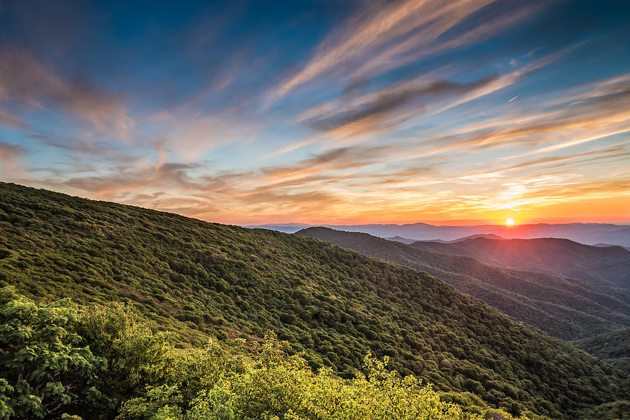 Magical Blue Ridge Sunset Photograph by Lee Ann Patterson - Fine Art ...