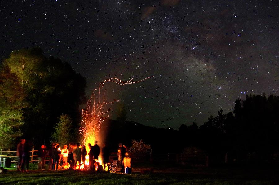 Magical Bonfire Photograph by Matt Helm