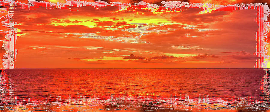 Magical Caribbean Sunset Mug Shot Photograph by John M Bailey