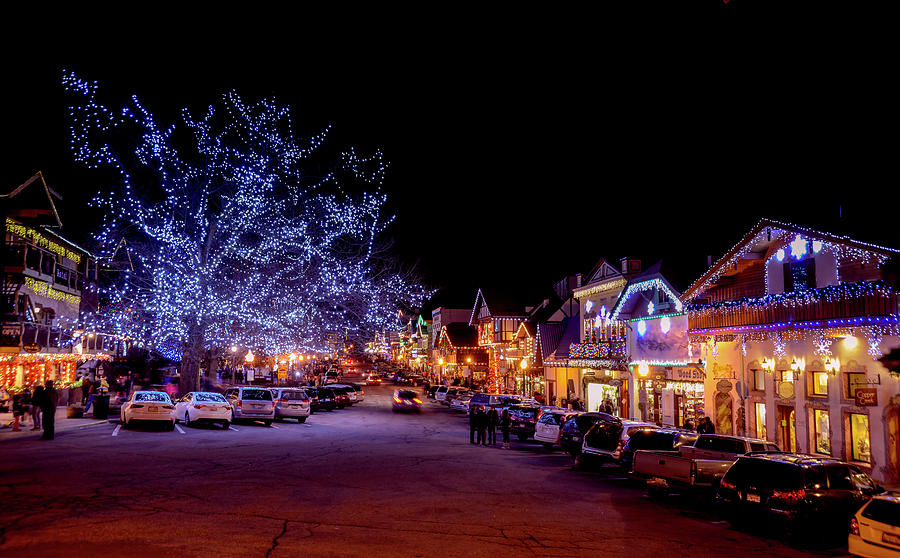 Magical christmas lighting in Leavenworth,USA 3. Photograph by Andrew Kim Fine Art America