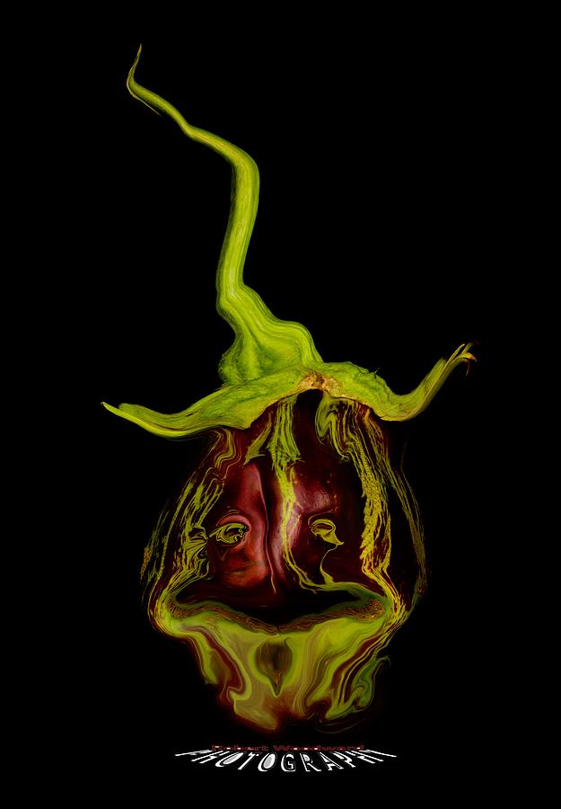 Magical Eggplant Transparency Digital Art by Robert Woodward