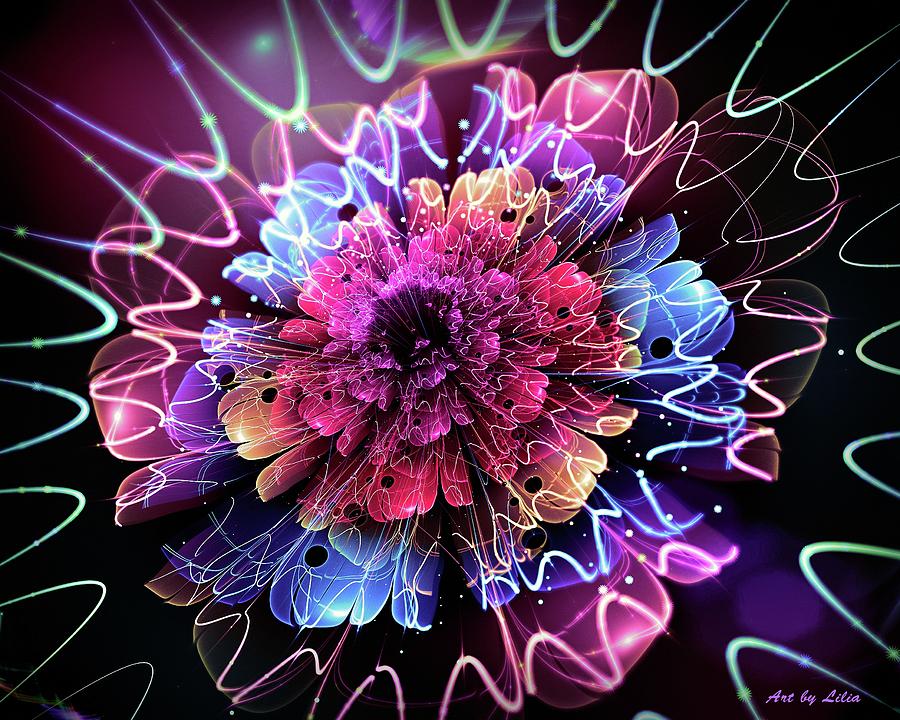 Magical Flower 6 Digital Art