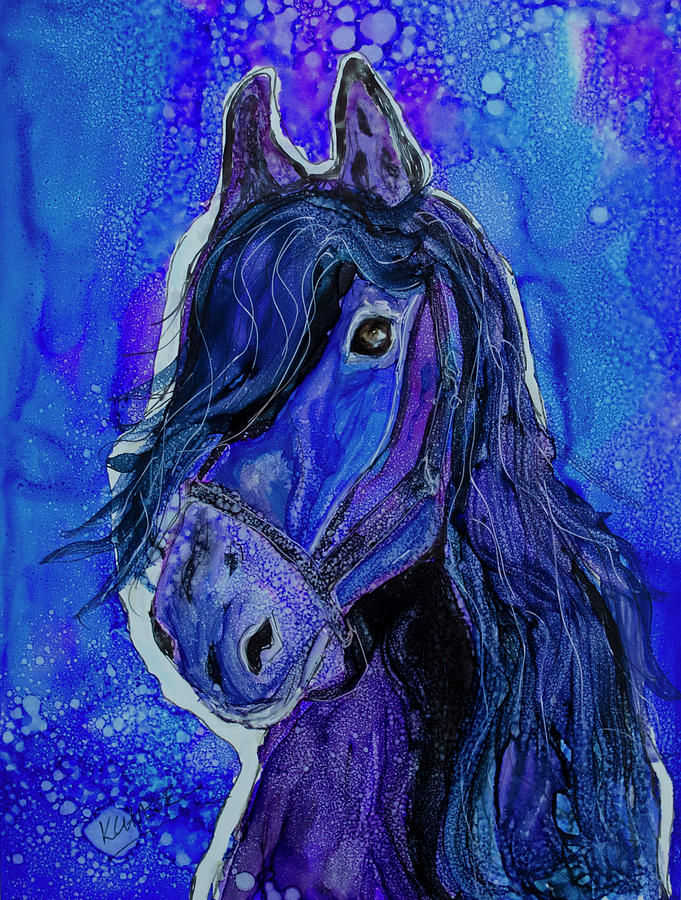 Magical Horse Painting by Kellie Chasse | Fine Art America