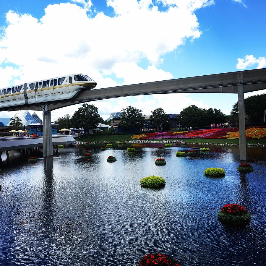 Magical Monorail Ride Photograph by Debra K Gallagher - Fine Art America