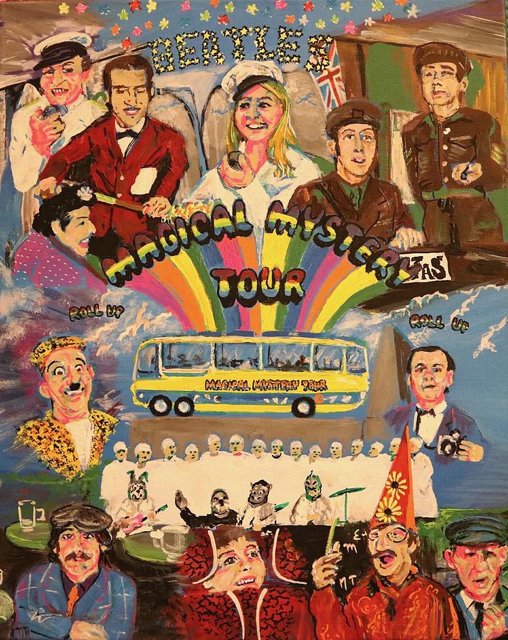 Magical Mystery Tour Painting by Jonathan Morrill