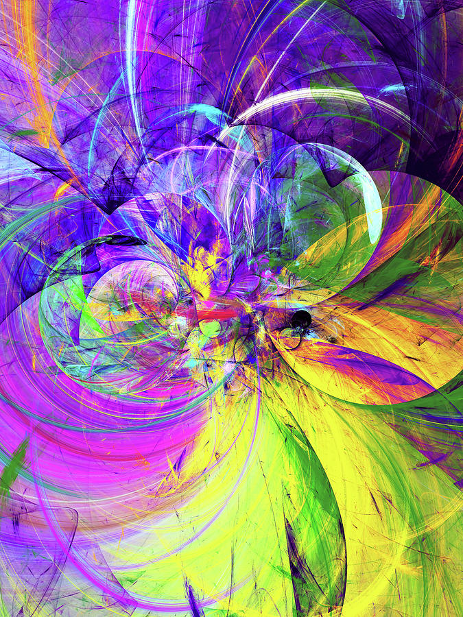 Magical Spring Abstract Digital Art