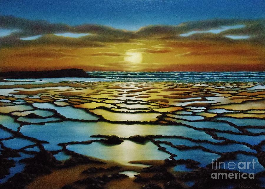 Magical Sunset Painting by Paula Ludovino