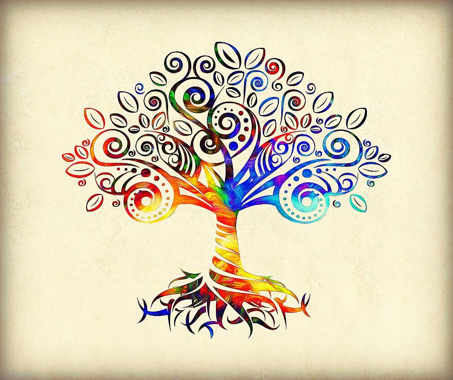 Magical Tree of Wishes Digital Art by Lilia S
