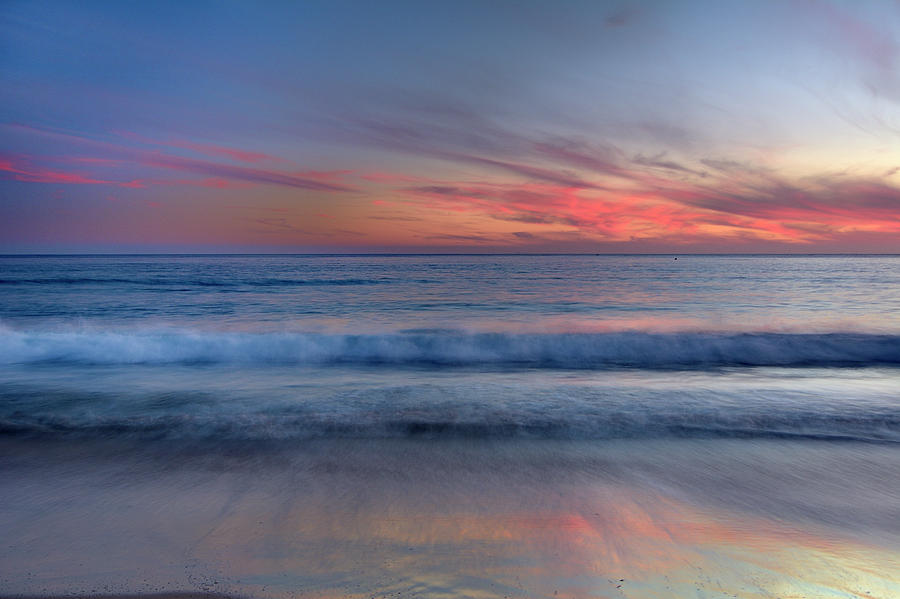 Magical waves at sunset Photograph by Guido Montanes Castillo - Fine ...